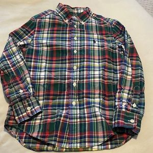 Boys Polo Ralph Lauren Button Down Sz 8 EUC